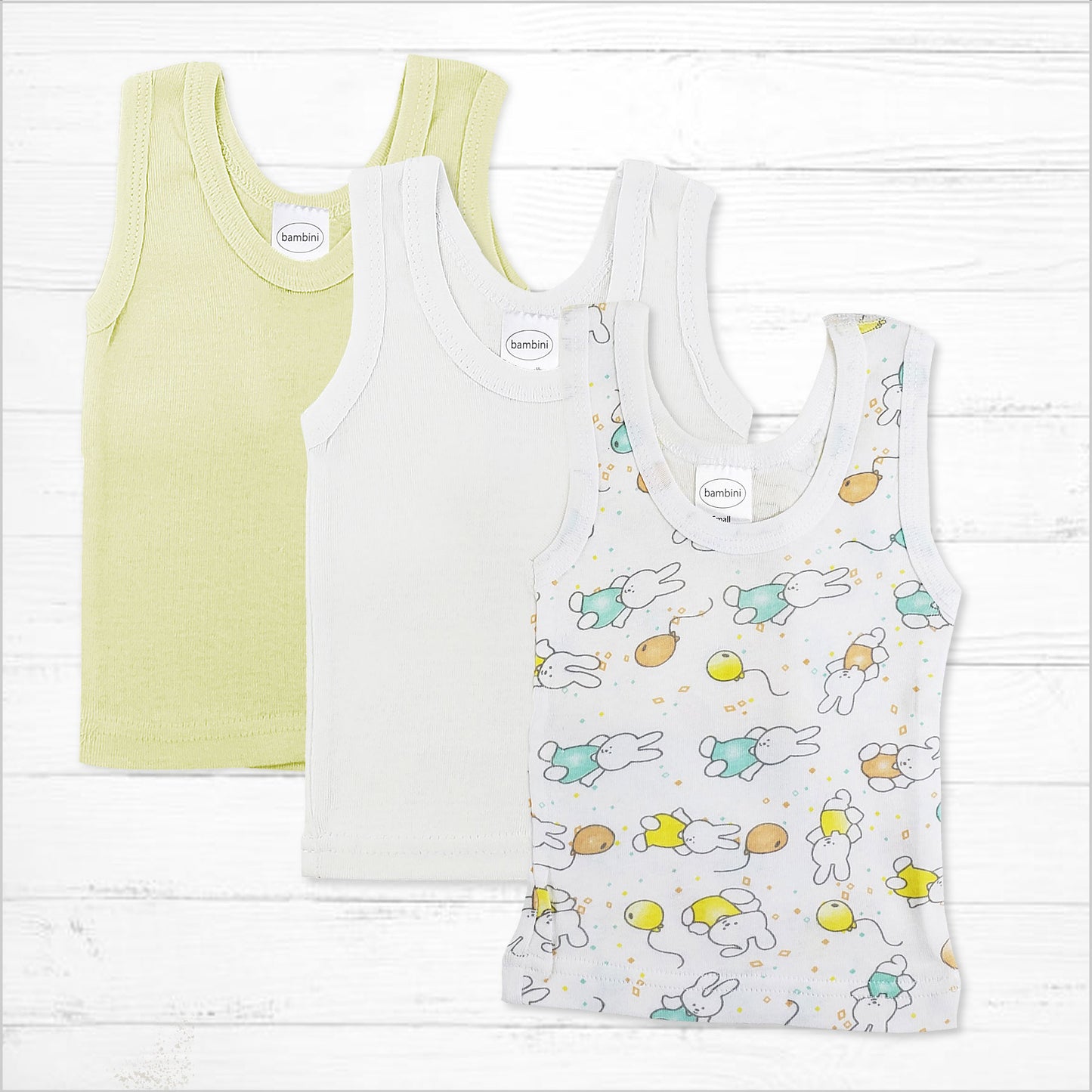 Bunny Tank Top Pack - Little Giggles Galore