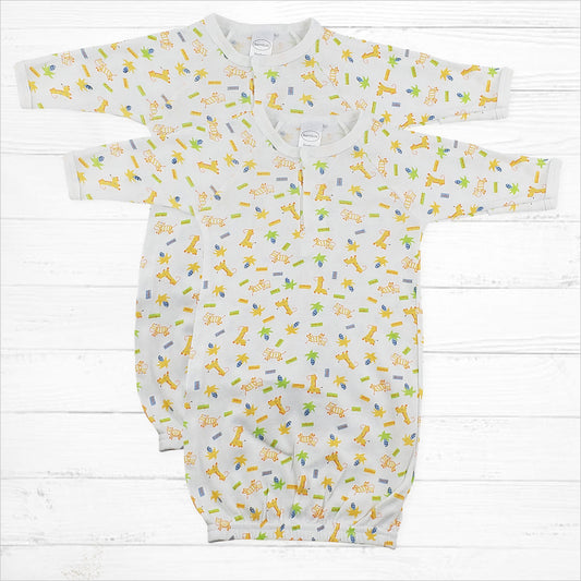 Giraffe Sleep Gown Set - Little Giggles Galore