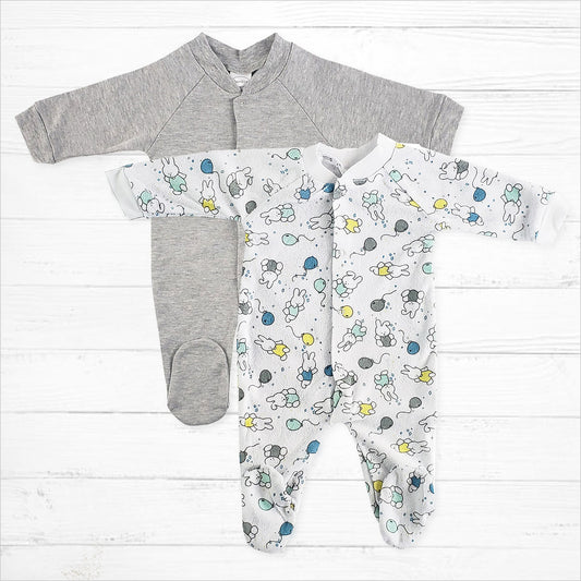 Grey and Bunny Sleep & Play Set - Little Giggles Galore