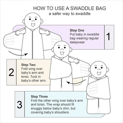 Fleece Swaddle Bag - Little Giggles Galore