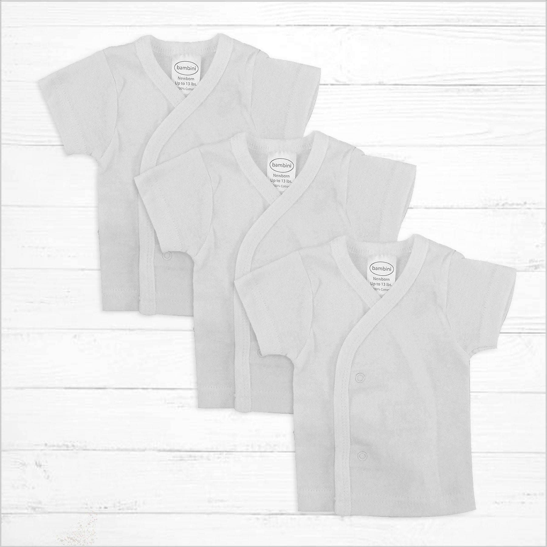 White Short Sleeve Kimono Pack - Little Giggles Galore