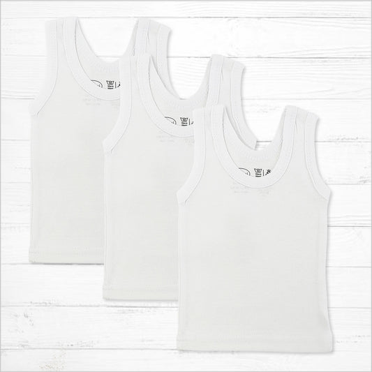 White Tank Top Pack - Little Giggles Galore